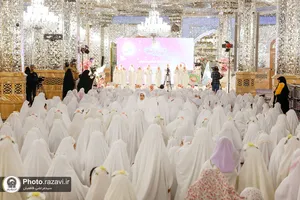 اختتامیه جشن تکلیف های دخترانه در حرم مطهر رضوی