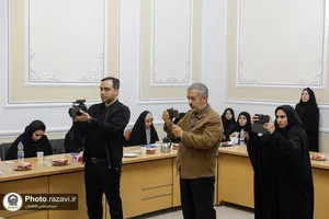 نشست خبری چهاردهمین جشنواره بین&zwnj;المللی کتاب سال رضوی