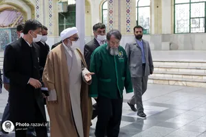 بازدید تولیت آستان قدس رضوی از سفره&zwnj;های اکرام حرم مطهر