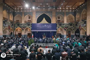 عزاداری دهه اول محرم با حضور تولیت آستان قدس رضوی