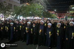 مراسم شام غریبان امام رضا علیه&zwnj;السلام در حرم مطهر رضوی