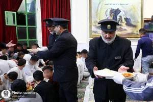 حضور خدام حرم مطهر رضوی در کانون اصلاح و تربیت مشهد