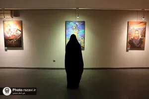 نمایشگاه آثار رویداد هنری &laquo;مِنَ القُدس اِلَی القُدس&raquo;