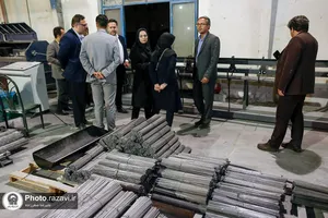 بازدید رئیس مرکز تحقیقات وزارت راه، مسکن و شهرسازی کشور از کارخانه هبلکس رضوی