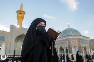 مراسم دعای ام&zwnj;داوود در حرم مطهر رضوی