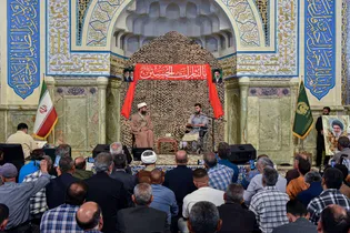 مراسم بزرگداشت شهید حجت‌الاسلام سیدحسن نصرالله در حرم مطهر رضوی
