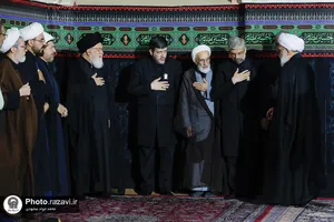 آئین خطبه&zwnj;خوانی شب عاشورا در حرم مطهر رضوی-1