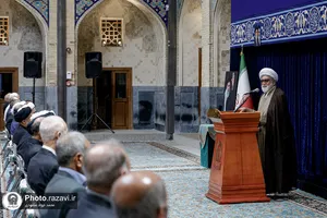 دیدار جمعی از آزادگان هشت سال دفاع مقدس با تولیت آستان قدس رضوی 
