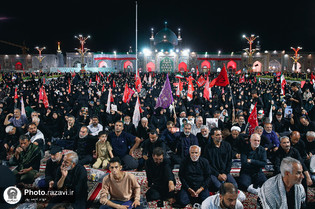 طنین نوای حاج میثم مطیعی در جوار بارگاه منور رضوی