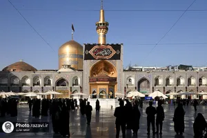 عزاداری تاسوعای حسینی در حرم مطهر رضوی