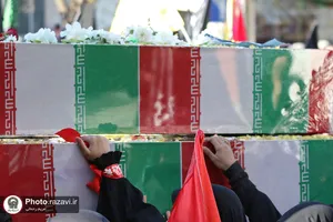 تشییع پیکر شهدای گمنام در مشهد