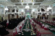جشن یلدای قرآنی نونهالان مهدالرضا (ع) در آستان حضرت حسین بن موسی الکاظم (ع) برگزار شد