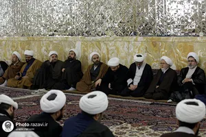 دیدار اعضاء مجمع خطبای حوزه علمیه خراسان با تولیت آستان قدس رضوی