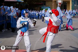 المپیاد ورزشی دانش&zwnj;آموزان دختر دبستان امام رضا علیه&zwnj;السلام