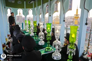 نخستین نقاره نوازی ماه ربیع الاول در حرم مطهر رضوی