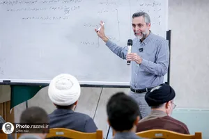 اعتکاف علمی طلاب در مدرسه تابستانی دارالعلم حرم مطهر رضوی-۲
