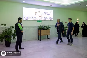 پذیرایی از پزشکان مشهدی در مهمانسرای حضرت
