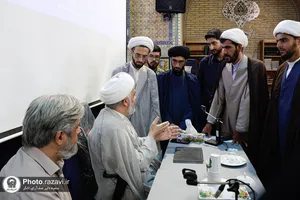 اعتکاف علمی طلاب در مدرسه تابستانی دارالعلم حرم مطهر رضوی-1