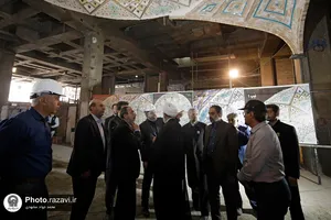 بازدید تولیت آستان قدس رضوی از پروژه&zwnj;های عمرانی حرم مطهر