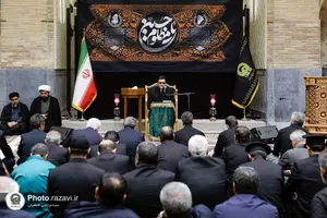 عزاداری دهه اول محرم با حضور تولیت آستان قدس رضوی-1