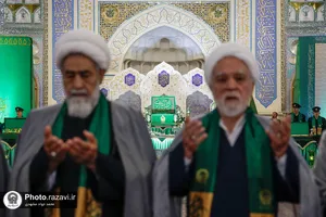 مراسم خطبه خوانی صبح میلاد امام رضا علیه&zwnj;السلام