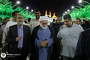 تشرف تولیت آستان قدس رضوی به حرم مطهر امام حسین(علیه&zwnj;السلام)