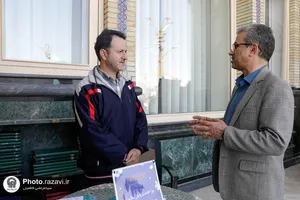 بازدید مدیر مرکز جامع مشاوره از میزهای خدمت نوروزی