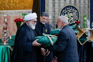 آیین اذن عزای ماه محرم در حرم مطهر رضوی-1