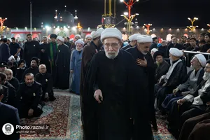 آئین بزرگداشت رهبر شهید انقلاب اسلامی در حرم مطهر رضوی