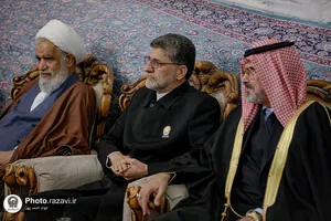 استقبال از شیوخ عشایر عراق در فرودگاه شهید هاشمی&zwnj;نژاد مشهد-۲
