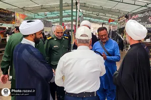 بازدید نماینده ولی فقیه در استان سیستان و بلوچستان از مواکب خدمت رسان در مرز میرجاوه
