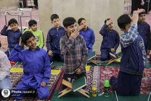 جشن نوجوانان در حرم مطهر رضوی