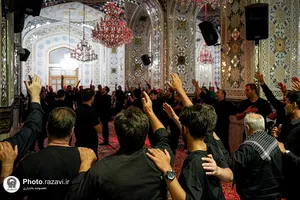 عزاداری هیأت&zwnj;های مذهبی به مناسبت شهادت امام رضا علیه&zwnj;السلام