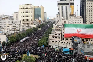 تشییع رئیس&zwnj;جمهور شهید و همراهان در مشهدالرضا&zwnj;&zwnj;علیه السلام -1