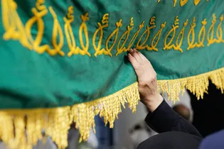 بدرقه حجاج بیت‌الله الحرام در فرودگاه شهید هاشمی‌نژاد مشهد