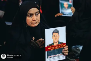 عزاداری سنتی شب نهم محرم در &laquo;حسینیه حرم&raquo;