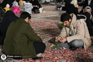 افطار خانوادگی در حریم بهشت