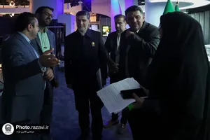 حضور قائم&zwnj;مقام تولیت آستان قدس رضوی در برنامه صف اول