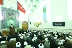 مراسم موقوفه اطعام طلاب به مناسبت میلاد امیرالمؤمنین (ع) برگزار شد