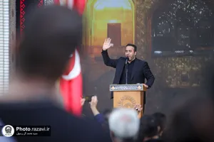 اجتماع عزاداران رضوی در حرم مطهر رضوی