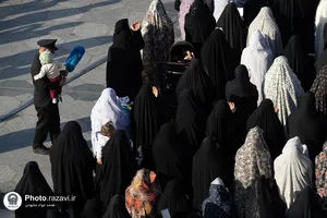 اقامه نماز عید فطر در حرم مطهر رضوی-1