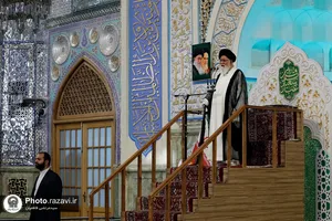 اقامه نماز عید سعید قربان در حرم مطهر رضوی