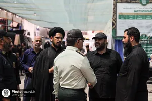 صیانت یگان حفاظت از مواکب اطراف حرم مطهر رضوی
