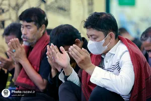 گردهمایی شیعیان اندونزی زبان مالایی در حرم مطهر رضوی