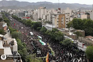 تشییع رئیس&zwnj;جمهور شهید و همراهان در مشهدالرضا&zwnj;&zwnj;علیه السلام -2