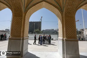 بازدید قائم مقام تولیت آستان قدس رضوی از پروژه&zwnj;های عمرانی حرم مطهر