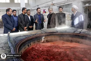 بهره&zwnj;برداری از تجهیزات جدید قالیشویی شرکت فرش آستان قدس رضوی