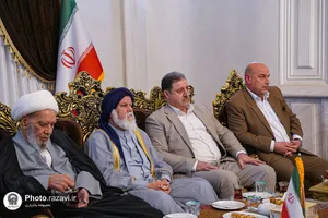 استقبال از شیوخ عشایر خوزستان در فرودگاه شهید هاشمی&zwnj;نژاد مشهد
