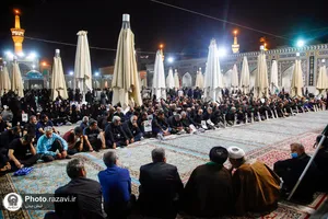 عزاداری هیئات مذهبی سراسر کشور در حرم مطهر رضوی