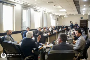 نشست خبری بمناسبت روز ملی گل و گیاه در بنیاد بهره وری موقوفات آستان قدس رضوی